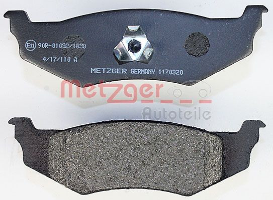 METZGER Bremsbelagsatz, Scheibenbremse